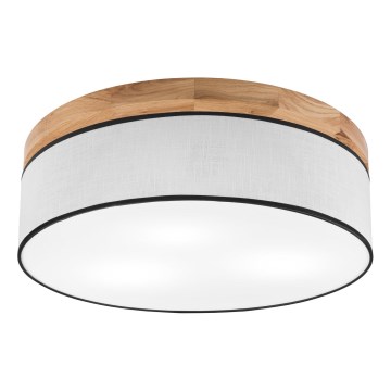 Brilagi - LED Taklampa BELLADONNA 3xE27/15W/230V diameter 50 cm vit/ek