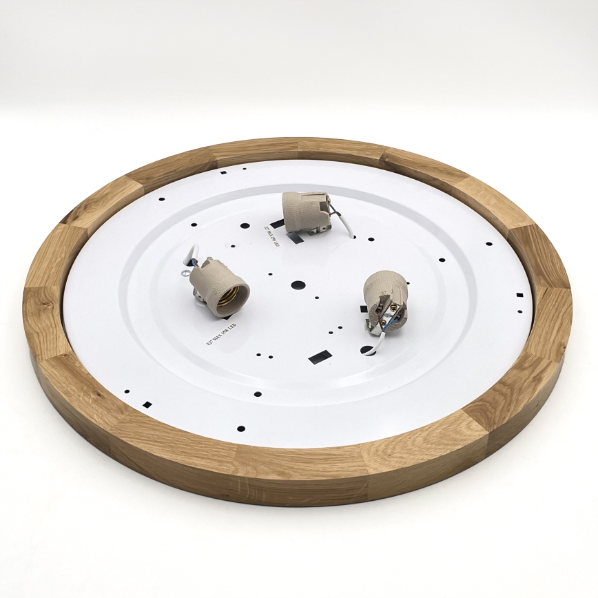 Brilagi - LED Taklampa BELLADONNA 3xE27/15W/230V diameter 50 cm vit/ek