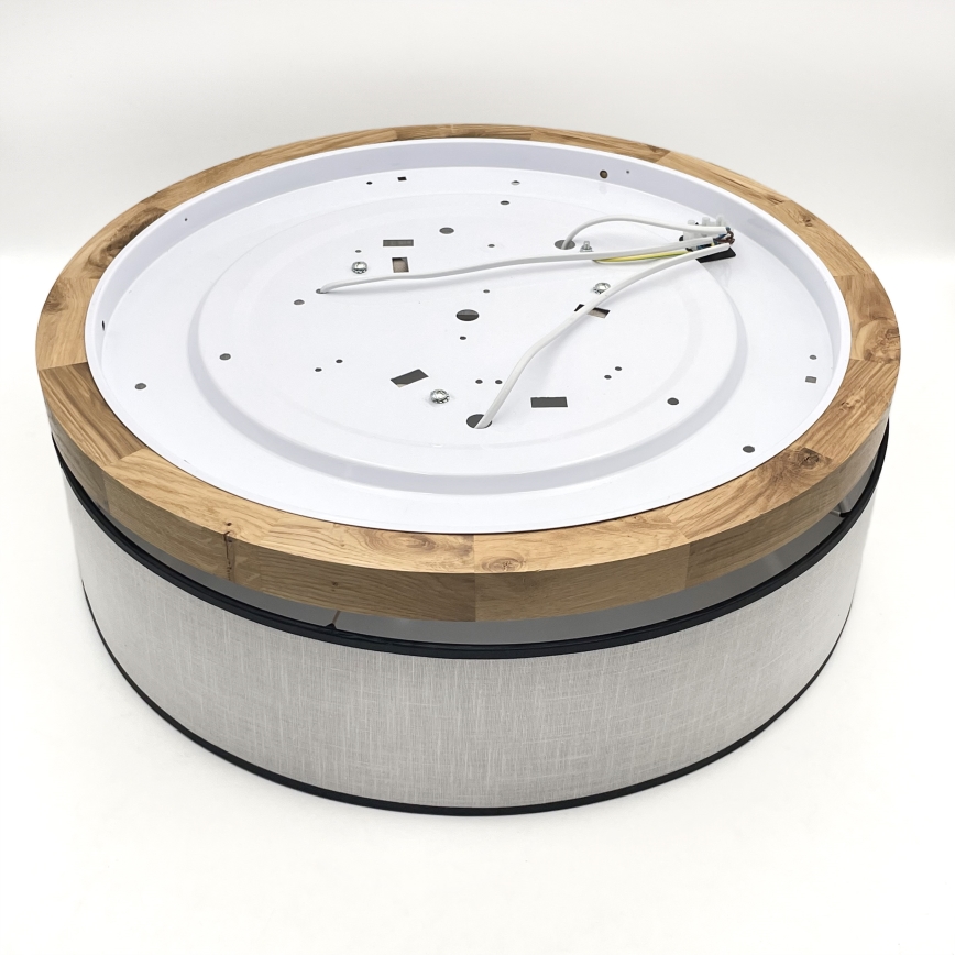 Brilagi - LED Taklampa BELLADONNA 3xE27/15W/230V diameter 50 cm vit/ek