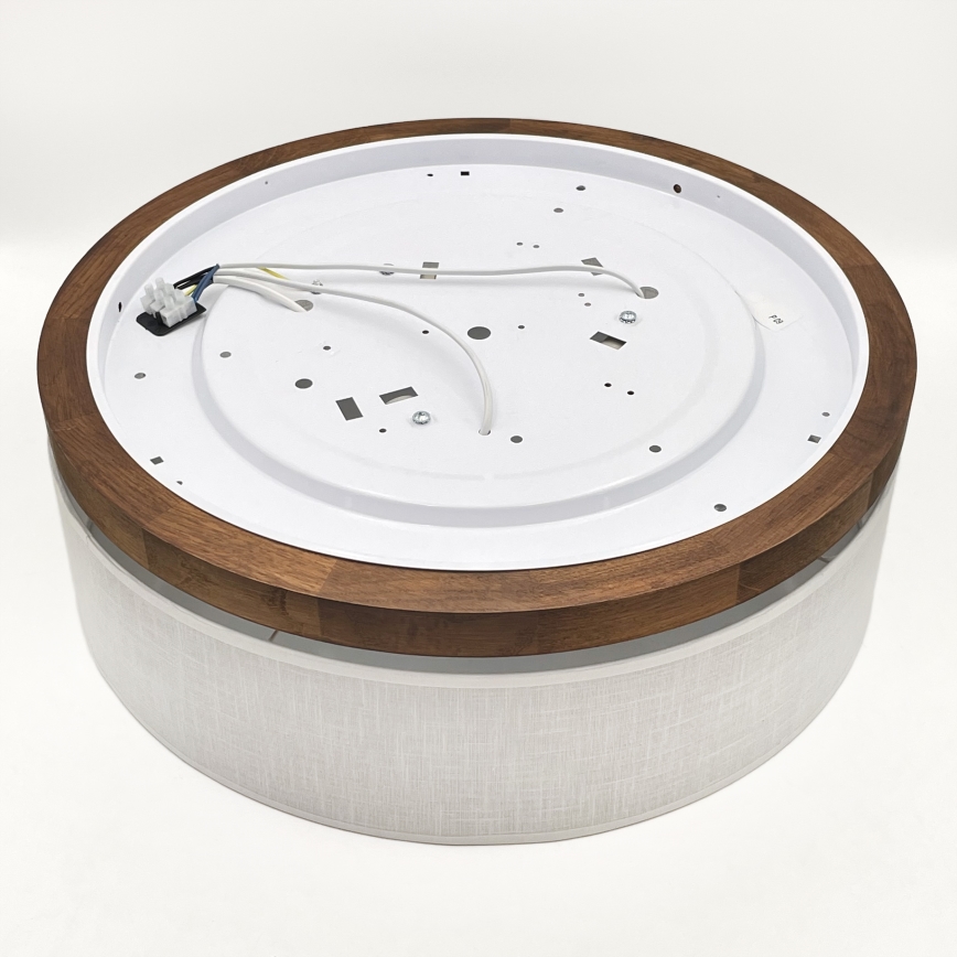 Brilagi - LED Taklampa BELLADONNA 3xE27/15W/230V diameter 50 cm vit/ek körsbär