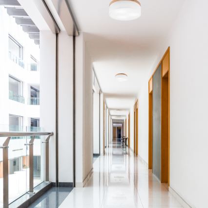 Brilagi - LED Taklampa BELLADONNA 3xE27/15W/230V Ø 50 cm vit/ek