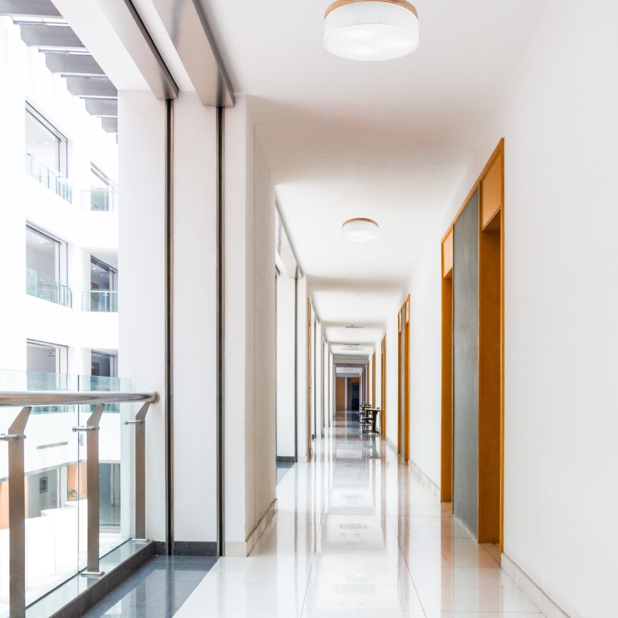 Brilagi - LED Taklampa BELLADONNA 3xE27/15W/230V Ø 50 cm vit/ek