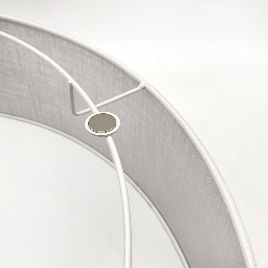 BRILAGI - LED-taklampa BELLADONNA 3xE27/15W/230V Ø 50 cm vit/ek-valnöt