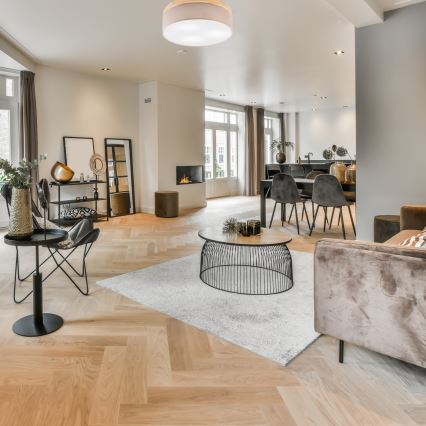 Brilagi - LED Taklampa BELLADONNA 3xE27/15W/230V Ø 50 cm beige/fur