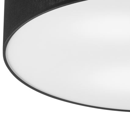 Brilagi - LED Taklampa BELLADONNA 3xE27/15W/230V Ø 50 cm svart/ek