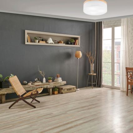 Brilagi - LED Taklampa BELLADONNA 3xE27/15W/230V Ø 50 cm vit/gran