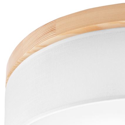 Brilagi - LED Taklampa BELLADONNA 3xE27/15W/230V Ø 50 cm vit/gran