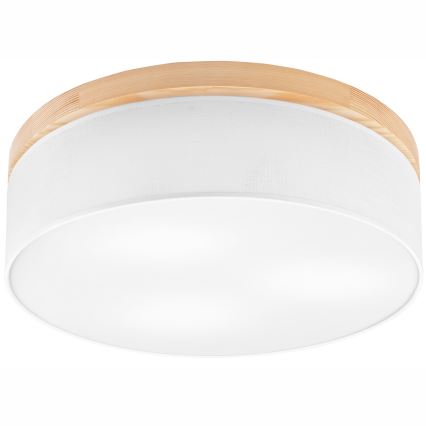 Brilagi - LED Taklampa BELLADONNA 3xE27/15W/230V Ø 50 cm vit/gran