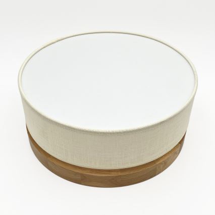 Brilagi - LED taklampa BELLADONNA LED/20W/230V Ø 30 cm krämvit/ek