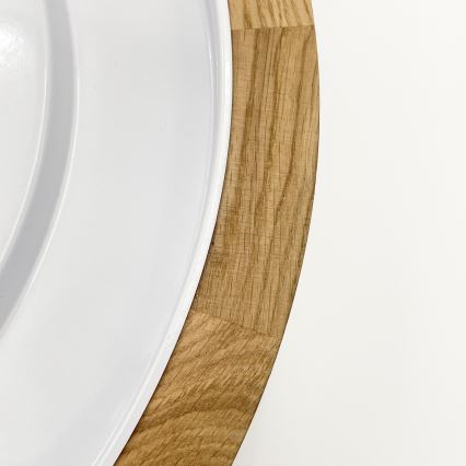 Brilagi - LED-taklampa BELLADONNA LED/36W/230V Ø 40 cm krämvit/ek