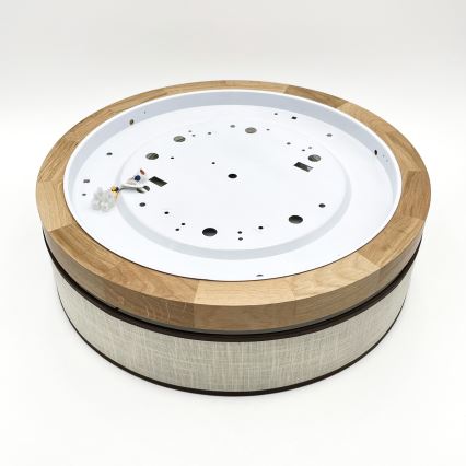 Brilagi - LED-taklampa BELLADONNA LED/36W/230V Ø 40 cm krämvit/ek