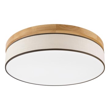 Brilagi - LED-taklampa BELLADONNA LED/36W/230V Ø 50 cm krämvit/ek