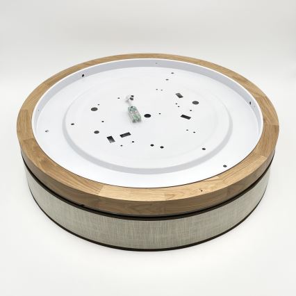 Brilagi - LED-taklampa BELLADONNA LED/36W/230V Ø 50 cm krämvit/ek