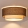 Brilagi - LED-taklampa BOHO ECO 1xE27/10W/230V Ø 40 cm, brun/krämvit
