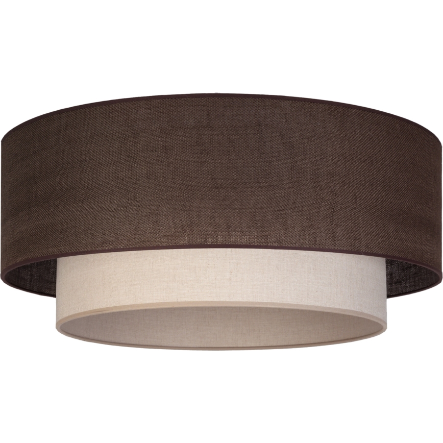 Brilagi - LED-taklampa BOHO ECO 1xE27/10W/230V Ø 40 cm, brun/krämvit