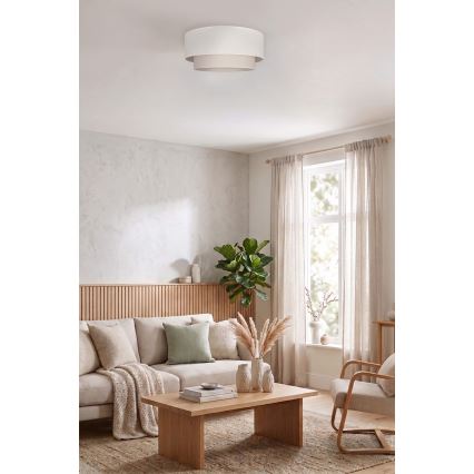 Brilagi - LED taklampa BOHO ECO 1xE27/10W/230V Ø 40 cm krämvit