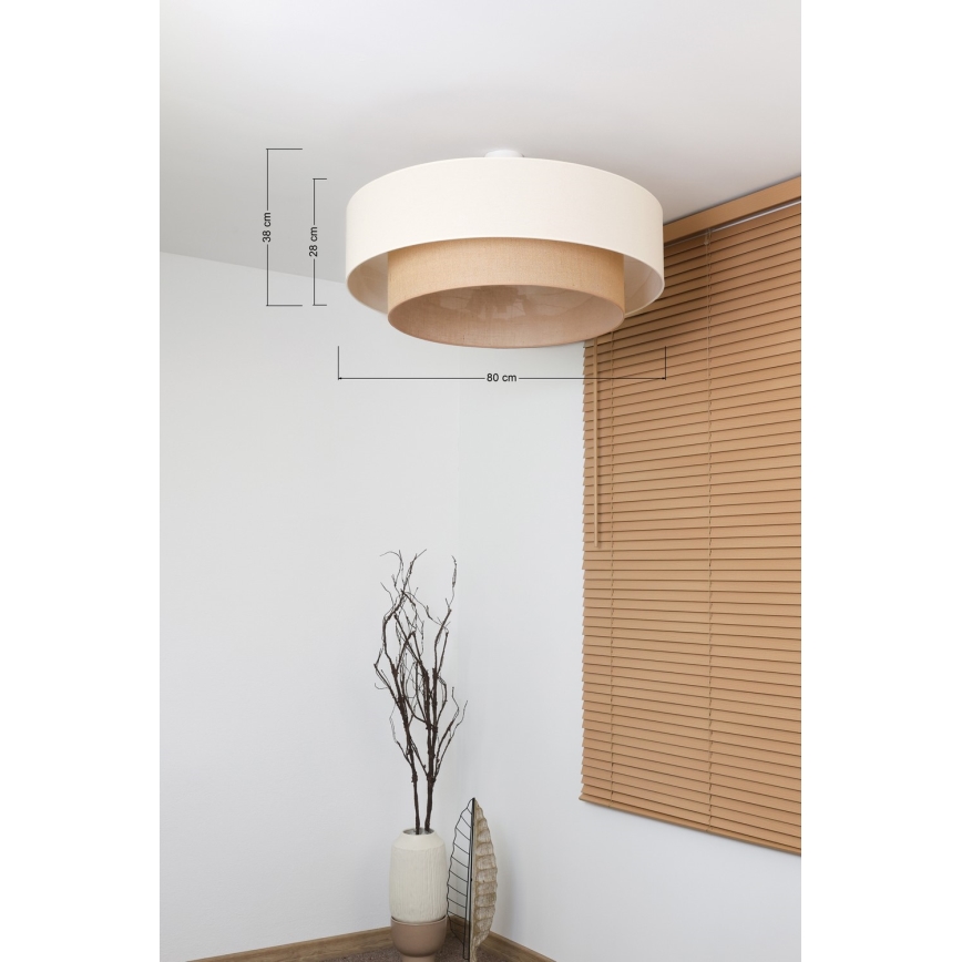 Brilagi - LED taklampa, boho-stil, 3x E27/15W/230V, Ø 80 cm