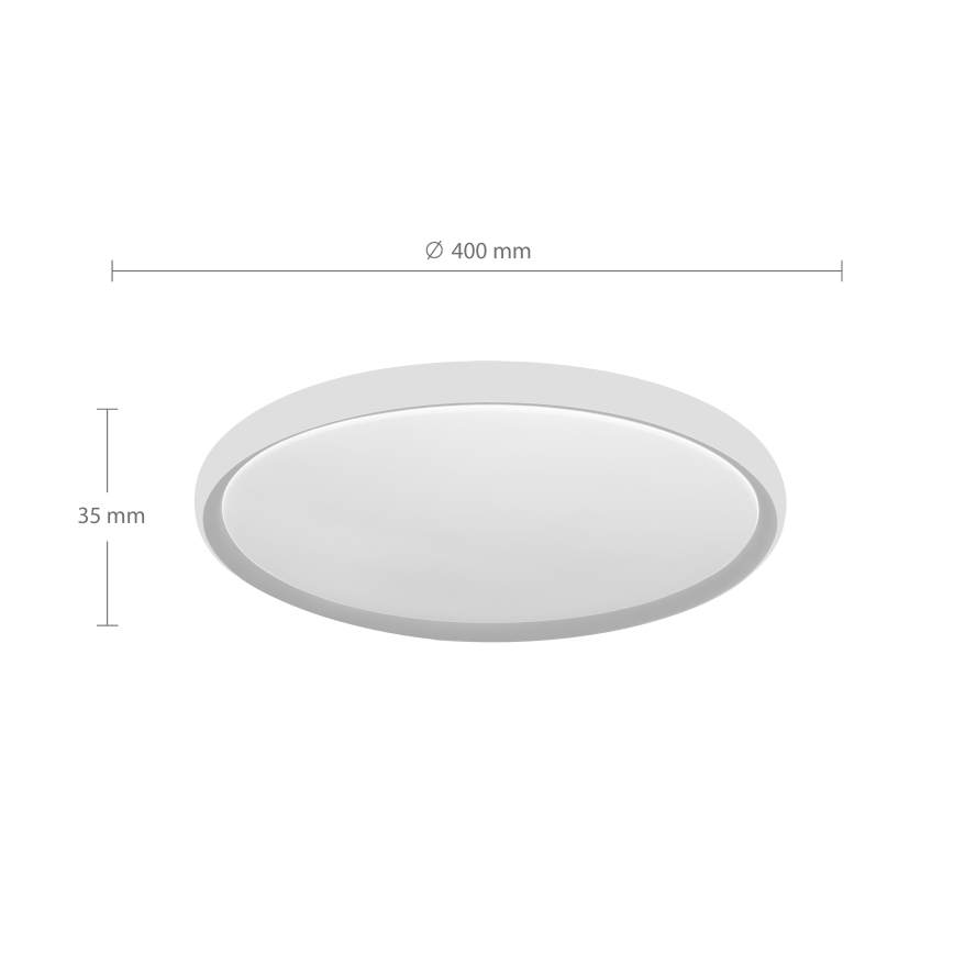 Brilagi - LED-taklampa CARLOS LED/24W/230V Ø 40 cm vit