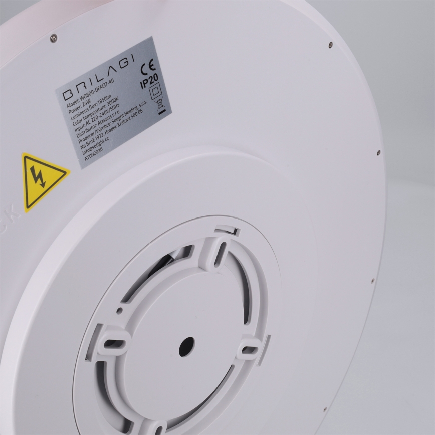 Brilagi - LED-taklampa CARLOS LED/24W/230V Ø 40 cm vit