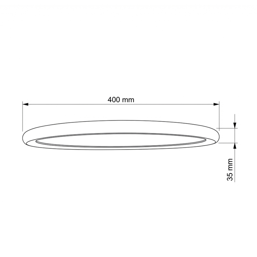 Brilagi - LED-taklampa CARLOS LED/24W/230V Ø 40 cm vit