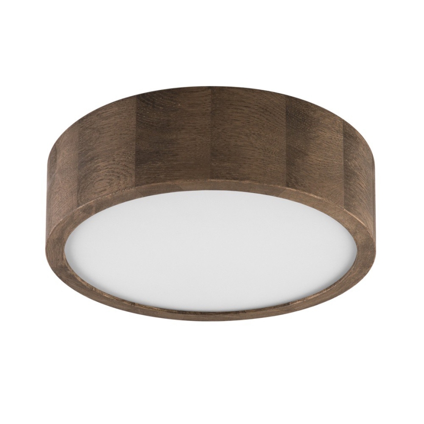 BRILAGI - LED taklampa CARVALHO 1xE27/15W/230V ek/valnöt Ø 27 cm