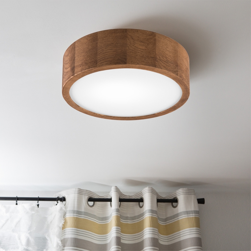 Brilagi - LED Taklampa CARVALHO 1xE27/60W/230V ek körsbär kör 27 cm