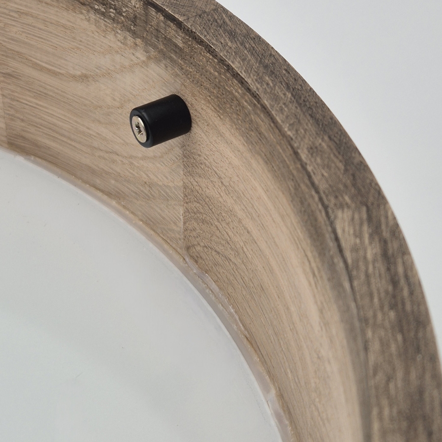 Brilagi - LED Taklampa CARVALHO 1xE27/60W/230V ek valnöt Ø 27 cm