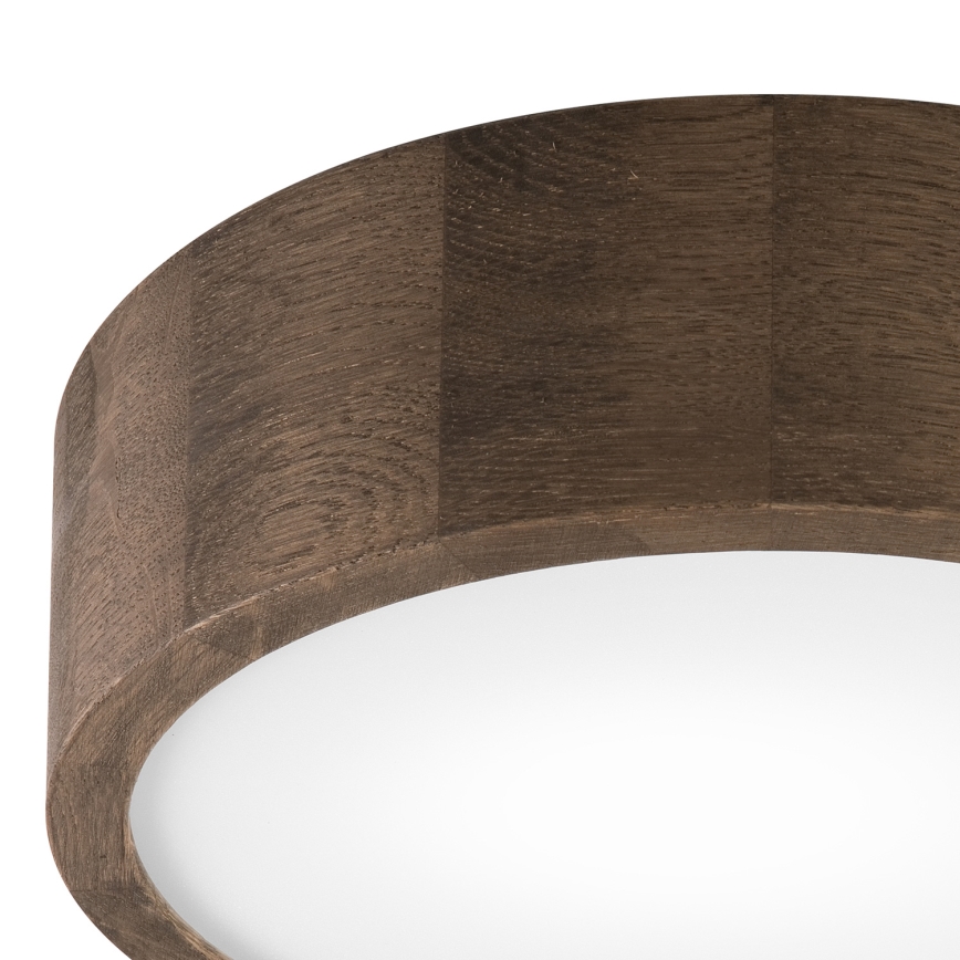 Brilagi - LED Taklampa CARVALHO 1xE27/60W/230V ek valnöt Ø 27 cm