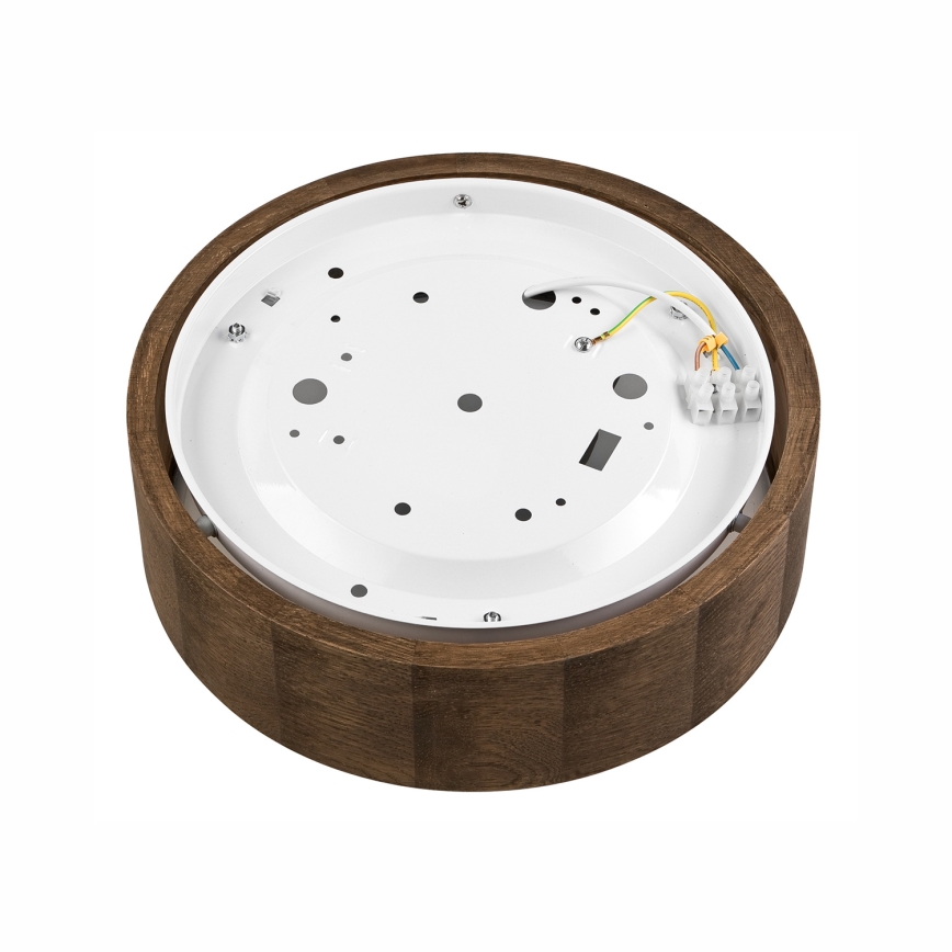 Brilagi - LED Taklampa CARVALHO 1xE27/60W/230V ek valnöt Ø 27 cm