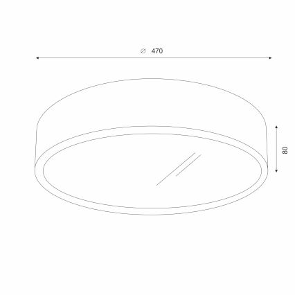 Brilagi - LED Taklampa CARVALHO 3xE27/60W/230V ek körsbär kör 47 cm