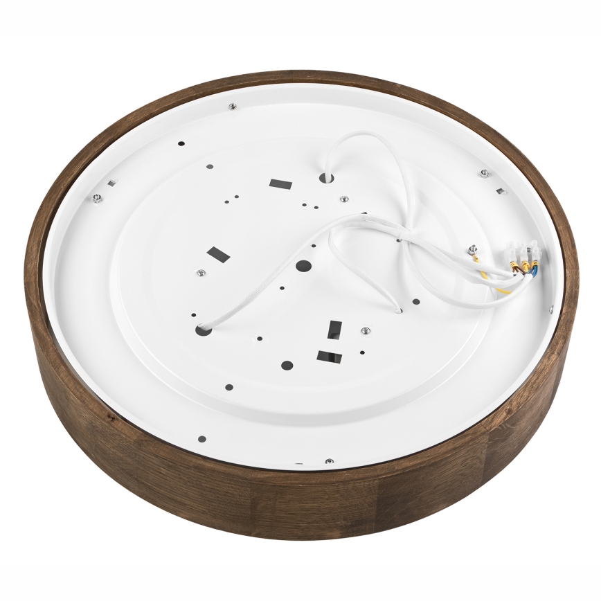 Brilagi - LED Taklampa CARVALHO 3xE27/60W/230V ek valnöt pr. 47 cm