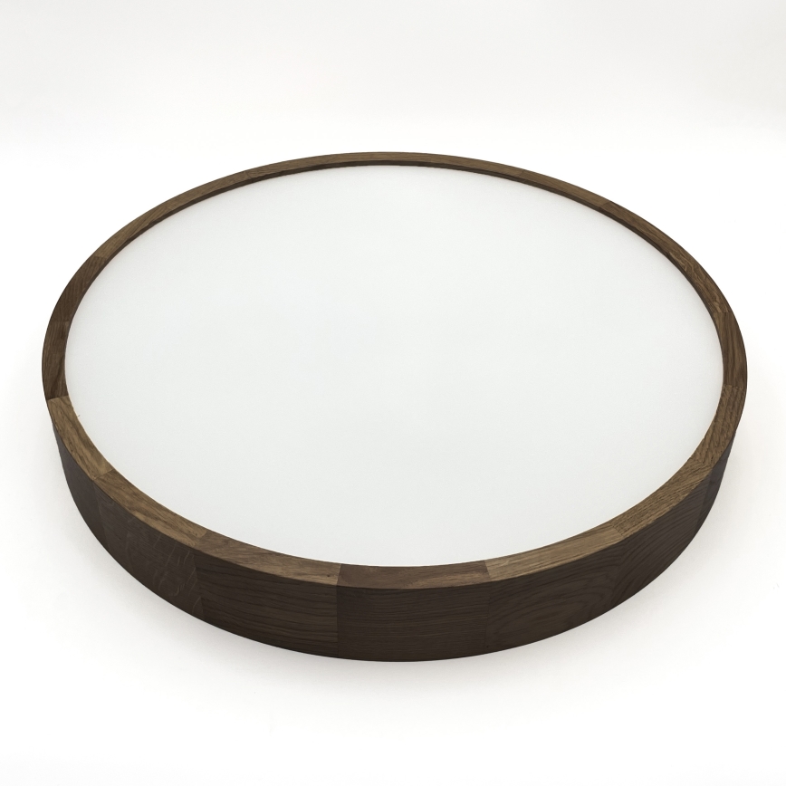 Brilagi - LED taklampa CARVALHO 4xE27/60W/230V ek/valnöt Ø 57,5 cm