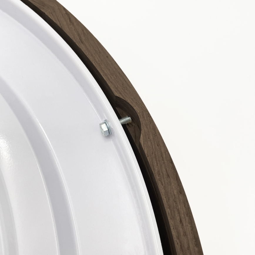 Brilagi - LED taklampa CARVALHO 4xE27/60W/230V ek/valnöt Ø 57,5 cm