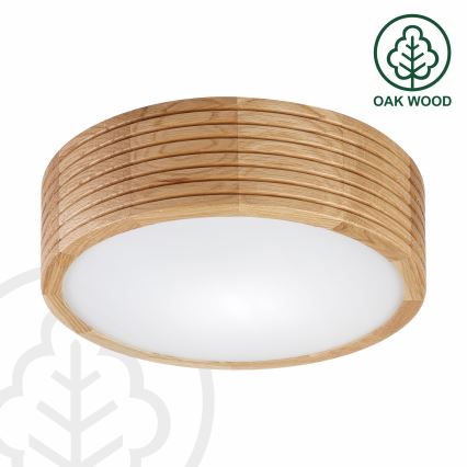 Brilagi - LED-taklampa CARVALHO MODERN 1xE27/60W/230V Ø 27,5 cm ek