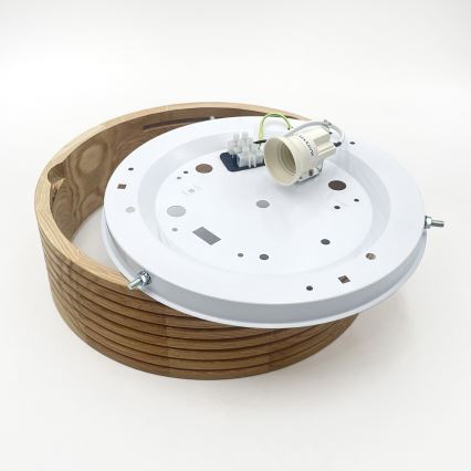Brilagi - LED-taklampa CARVALHO MODERN 1xE27/60W/230V Ø 27,5 cm ek