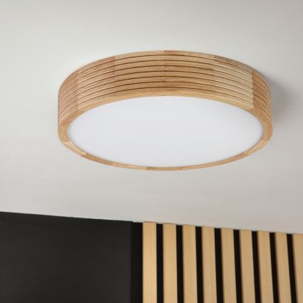 Brilagi - LED-taklampa CARVALHO MODERN 2xE27/60W/230V Ø 37,5 cm ek