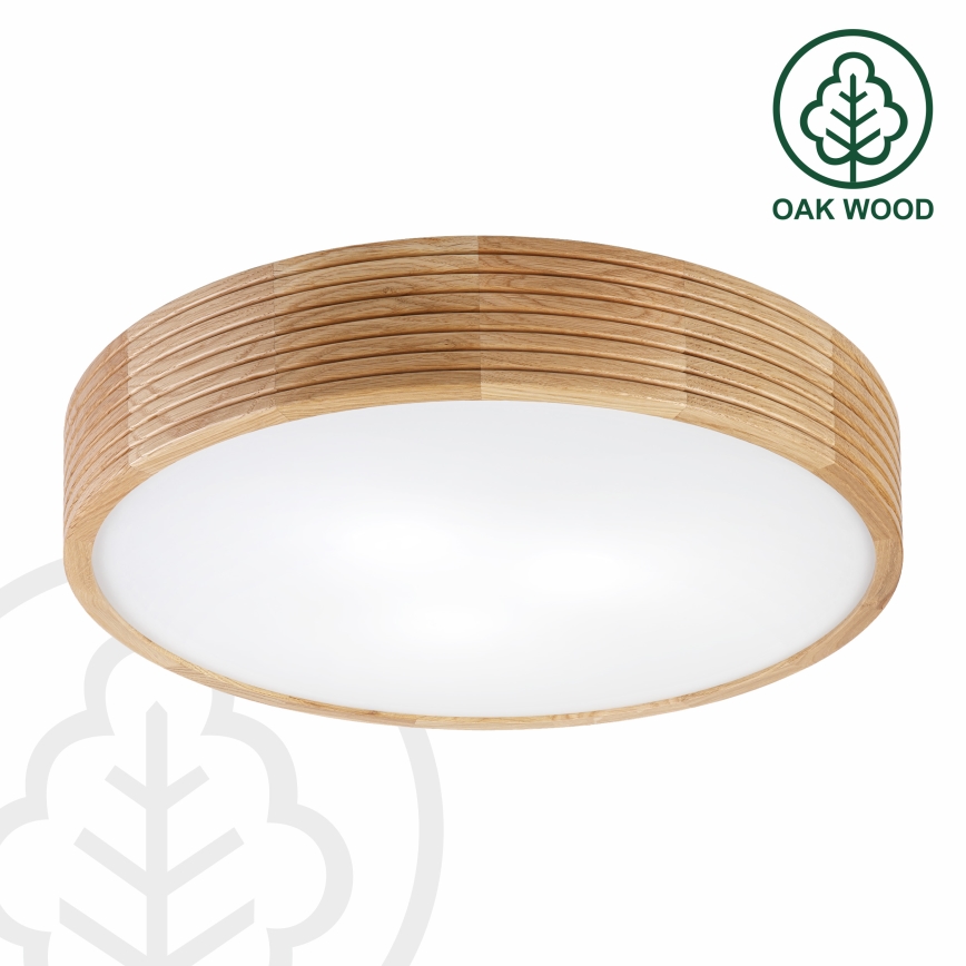 BRILAGI - LED-taklampa CARVALHO MODERN 3xE27/60W/230V Ø 47,5 cm ek