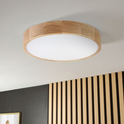 BRILAGI - LED-taklampa CARVALHO MODERN 3xE27/60W/230V Ø 47,5 cm ek