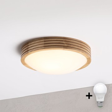 Brilagi - LED-taklampa CARVALHO MODERN SLIM 1xE27/60W/230V pr. 27,5 cm ek