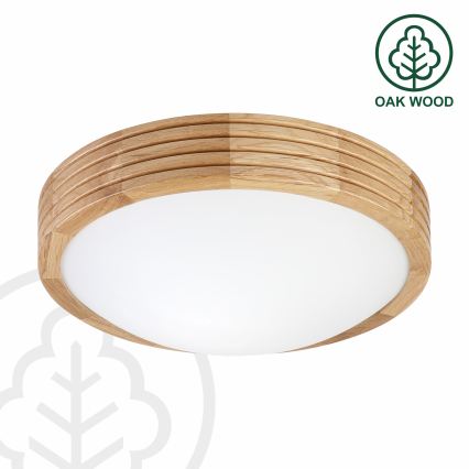 Brilagi - LED-taklampa CARVALHO MODERN SLIM 1xE27/60W/230V pr. 27,5 cm ek