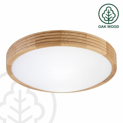 BRILAGI - LED taklampa CARVALHO MODERN SLIM 2xE27/60W/230V Ø 37,5 cm ek