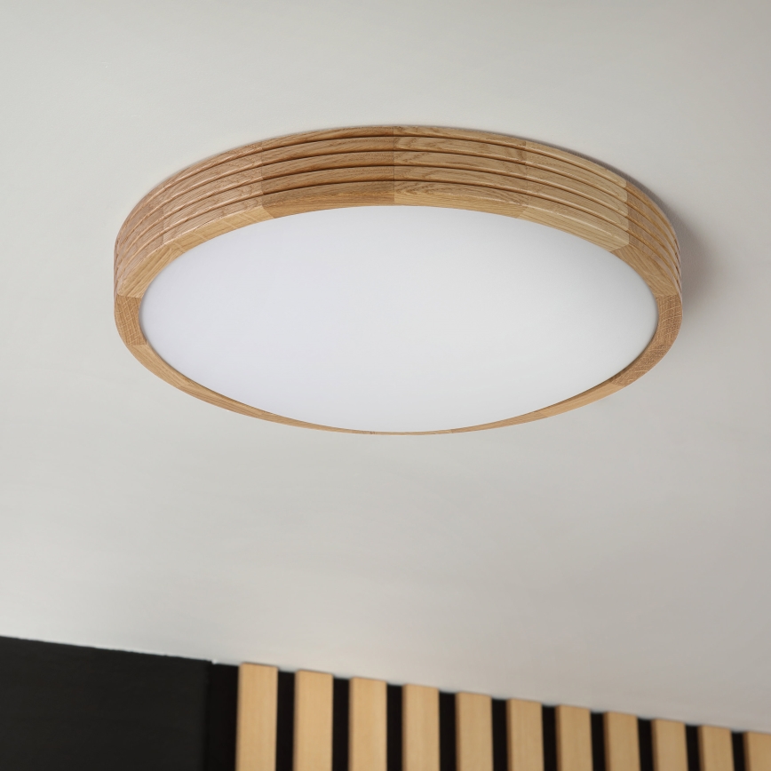 BRILAGI - LED taklampa CARVALHO MODERN SLIM 2xE27/60W/230V Ø 37,5 cm ek