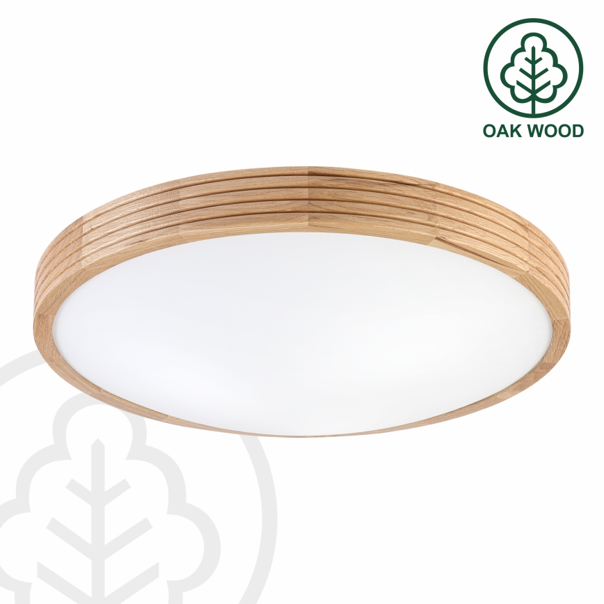 Brilagi - LED taklampa CARVALHO MODERN SLIM 3xE27/60W/230V Ø 47,5 cm ek