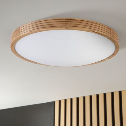 Brilagi - LED taklampa CARVALHO MODERN SLIM 3xE27/60W/230V Ø 47,5 cm ek