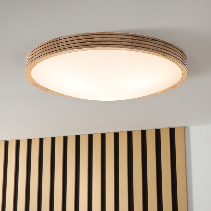 Brilagi - LED taklampa CARVALHO MODERN SLIM 3xE27/60W/230V Ø 47,5 cm ek