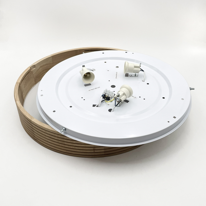 Brilagi - LED taklampa CARVALHO MODERN SLIM 3xE27/60W/230V Ø 47,5 cm ek