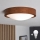 Brilagi - LED-taklampa CARVALHO SLIM 1xE27/15W/230V ek/körsbär Ø 27 cm
