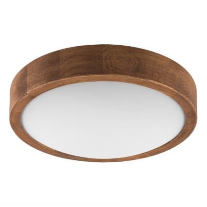 Brilagi - LED-taklampa CARVALHO SLIM 1xE27/15W/230V ek/körsbär Ø 27 cm