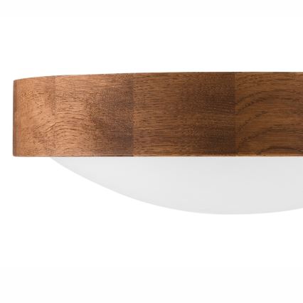 Brilagi - LED-taklampa CARVALHO SLIM 1xE27/15W/230V ek/körsbär Ø 27 cm