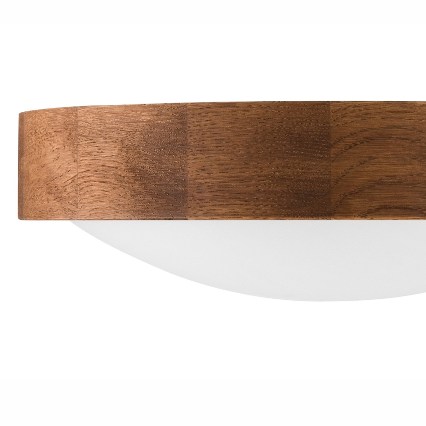 Brilagi - LED-taklampa CARVALHO SLIM 1xE27/15W/230V ek/körsbär Ø 27 cm